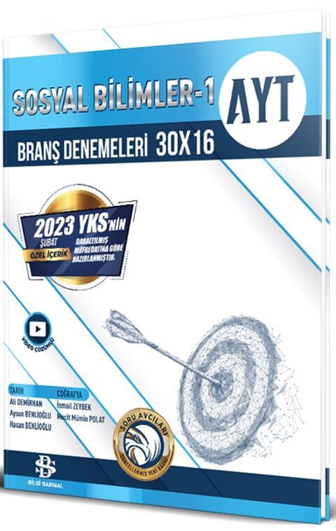 AYT Sosyal Bilimler-1 30x16 Branş Denemeleri  Bilgi Sarmal Yayınları