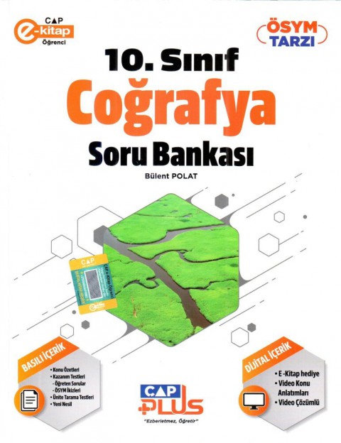 10. Sınıf Anadolu Coğrafya Soru Bankası Çap Yayınları