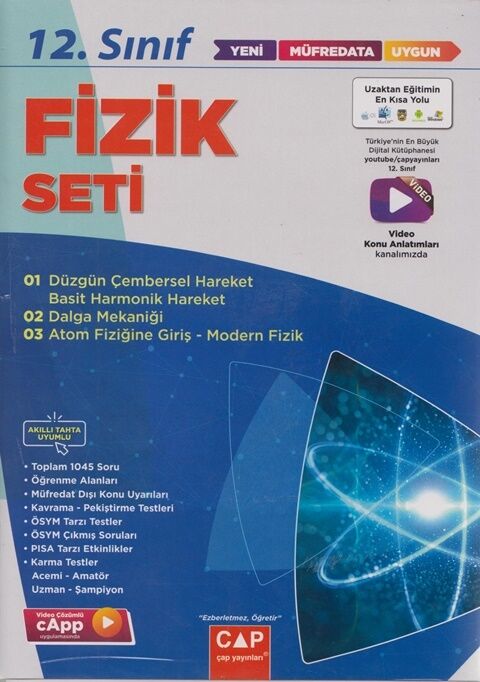 12. Sınıf Fizik Anadolu Lisesi Seti Çap Yayınları
