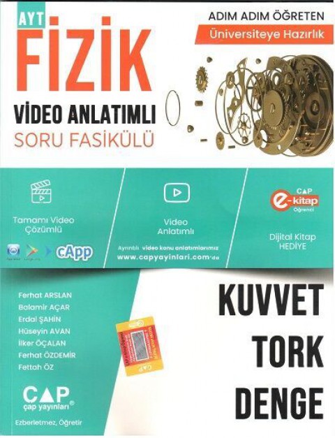 Fizik Kuvvet Tork Denge Konu Anlatımlı Soru Bankası Çap Yayınları