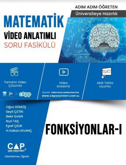 Üniversiteye Hazırlık Matematik Fonksiyonlar 1 Konu Anlatımlı Soru Bankası Çap Yayınları