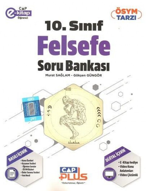 10. Sınıf Anadolu Felsefe Soru Bankası Çap Yayınları
