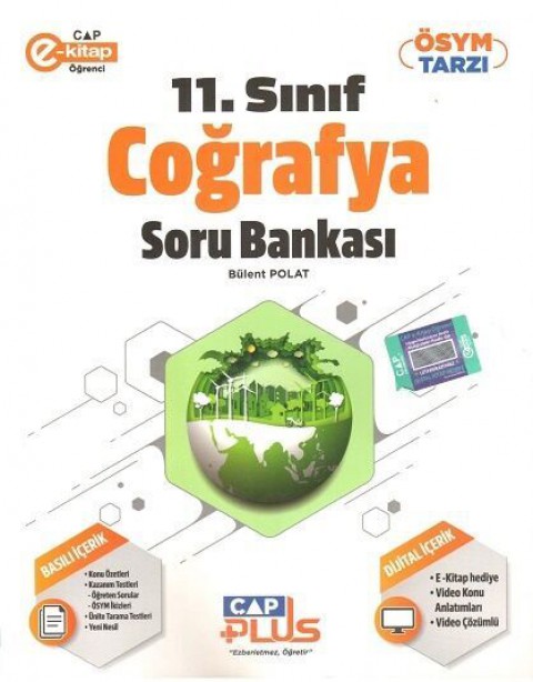 11. Sınıf Anadolu Coğrafya Soru Bankası Çap Yayınları
