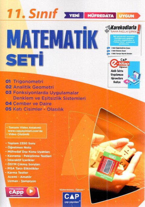 11. Sınıf Matematik Anadolu Seti Çap Yayınları