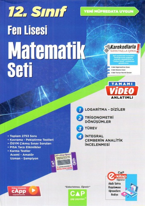 12. Sınıf Fen Lisesi Matematik Seti Çap Yayınları