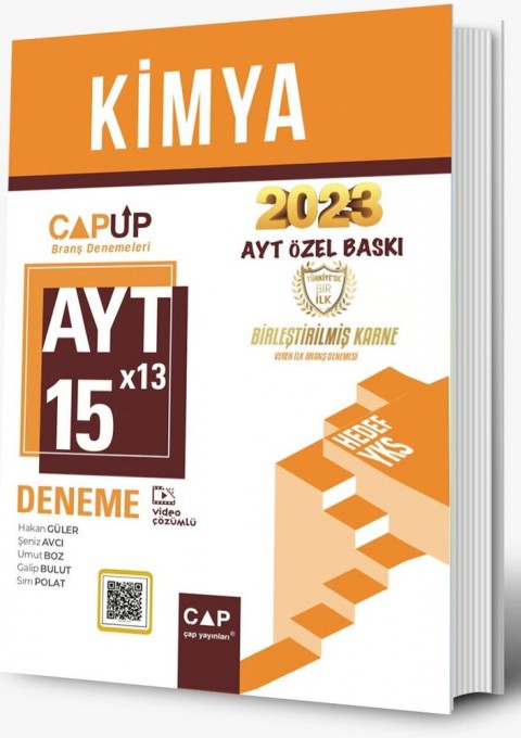 AYT Kimya 15 X 13 Up Deneme Çap Yayınları