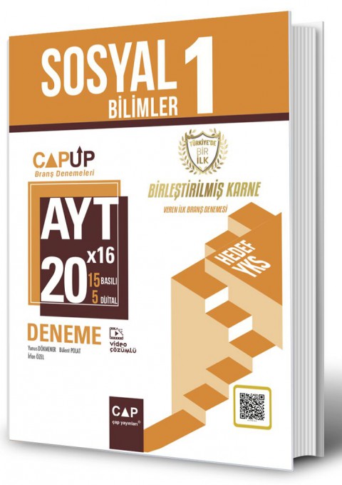 AYT Sosyal Bilimler 1 20 X 16 Up Deneme Çap Yayınları