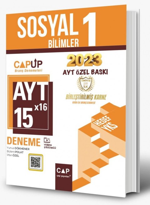 AYT Sosyal Bilimler 1 15 X 16 Up Deneme Çap Yayınları