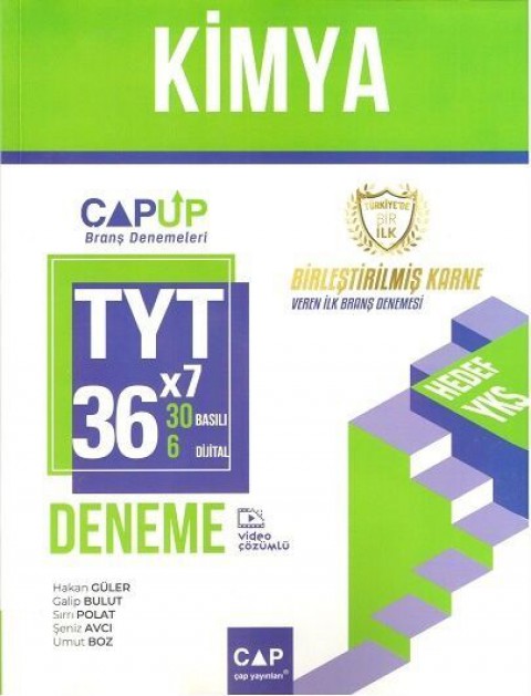 TYT Kimya 30 x 6 Up Deneme Çap Yayınları