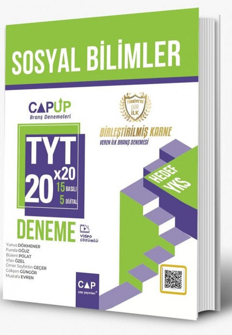TYT Sosyal Bilimler 15 x 5 Up Deneme Çap Yayınları