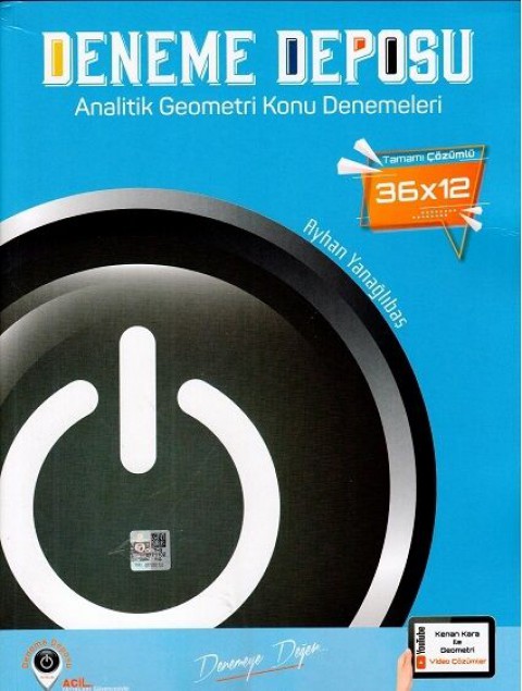 TYT Deneme Deposu Analitik Geometri Deneme Sınavı  Deneme Deposu Yayınları