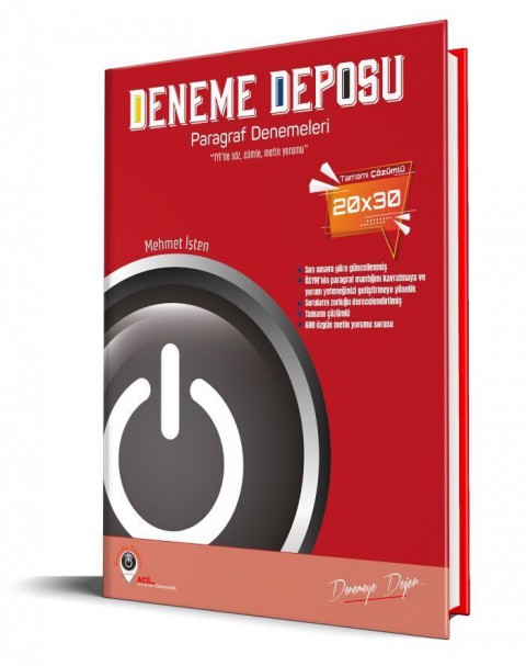 TYT Deneme Deposu Paragraf Deneme Sınavı  Deneme Deposu Yayınları