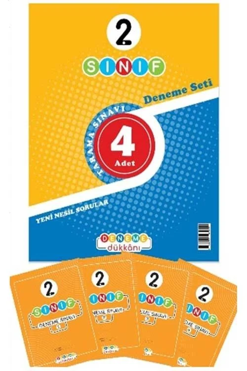 2. Sınıf 4lü Deneme Seti Deneme Dükkanı Yayınları