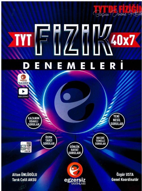 TYT Fizik Denemeleri Egzersiz Yayınları