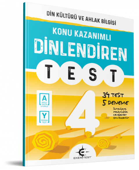4. Sınıf Dinlendiren Test Eker Test Yayınları