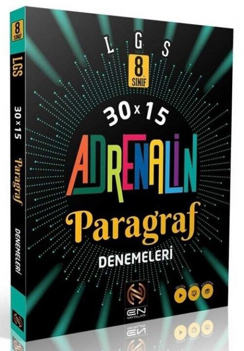 8. Sınıf LGS ADRENALİN 30 x 15 Paragraf Deneme Sınavı En Yayınları