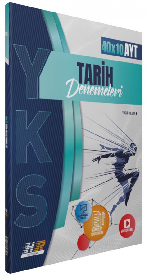 AYT Tarih 40 x 10 Denemeleri Hız ve Renk Yayınları