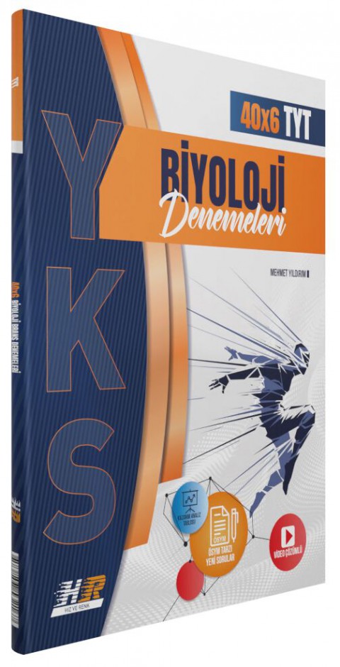 TYT Biyoloji 40 x 6 Denemeleri Hız ve Renk Yayınları