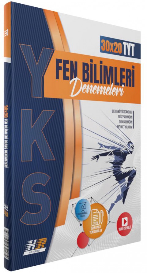 TYT Fen Bilimleri 30 x 20 Denemeleri Hız ve Renk Yayınları