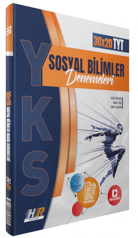 TYT Sosyal Bilimler 30 x 20 Denemeleri Hız ve Renk Yayınları