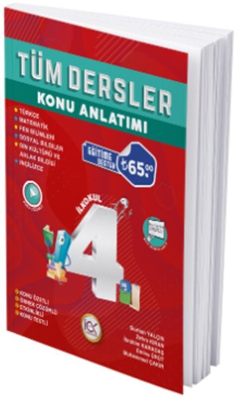 4. Sınıf Tüm Dersler Konu Anlatımı İlk Önce Yayınları