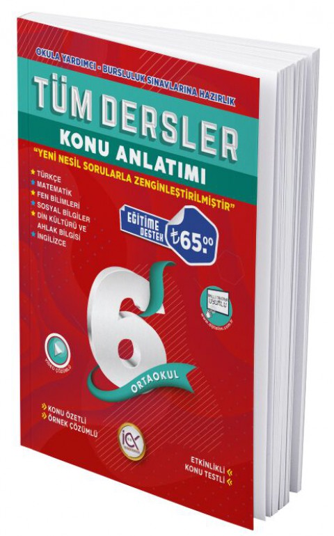 6. Sınıf Tüm Dersler Konu Anlatımı İlk Önce Yayınları