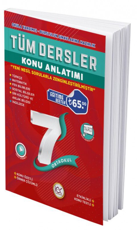 7. Sınıf Tüm Dersler Konu Anlatımı İlk Önce Yayınları