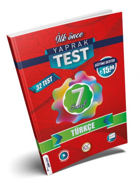 7. Sınıf Türkçe Yaprak Test İlk Önce Yayınları