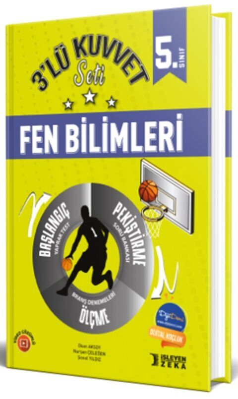 5. Sınıf Fen Bilimleri 3 lü Kuvvet Serisi Seti İşleyen Zeka Yayınları