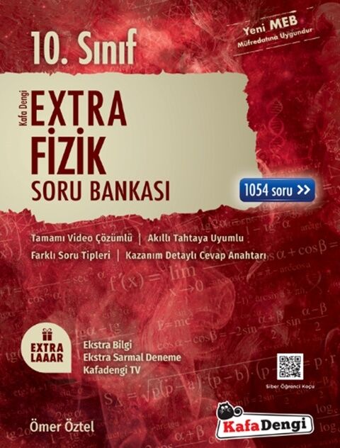 10.Sınıf Extra Fizik Soru Bankası Tümü Video Çözümlü Kafadengi Yayınları