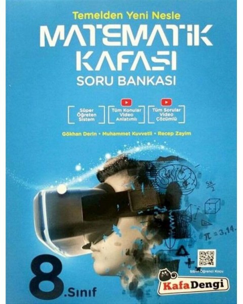 8.Sınıf Matematik Kafası Soru Bankası Tümü Video Çözümlü Kafadengi Yayınları