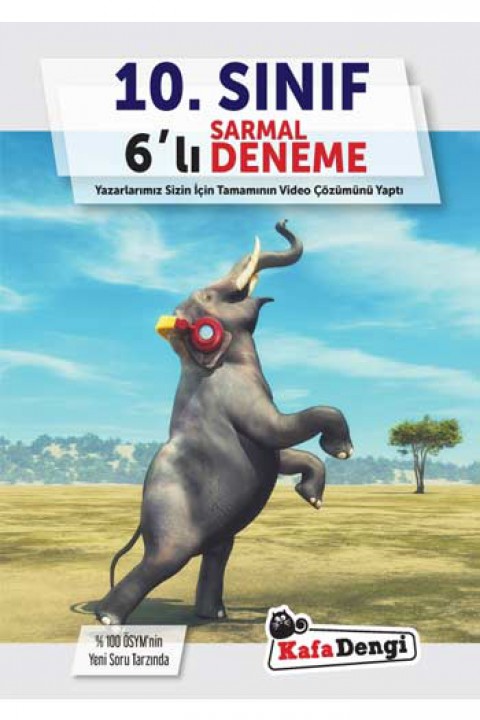 10.Sınıflar Sarmal Deneme Seti / 6'lı Paket Tümü Video Çözümlü Kafadengi Yayınları