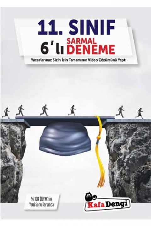 11. Sınıflar Sarmal Deneme Seti / 6'lı Paket Tümü Video Çözümlü Kafadengi Yayınları