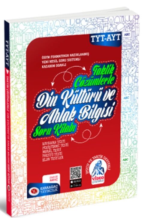 2023 Taktik Çözümlerle TYT - AYT Din Kültürü Soru Kitabı Karaağaç Yayınları