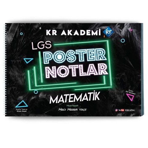 8.Sınıf LGS Matematik Poster Notlar KR Akademi