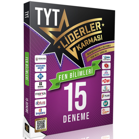 TYT Fen Bilimleri 15 Deneme Video Çözümlü Liderler Karması