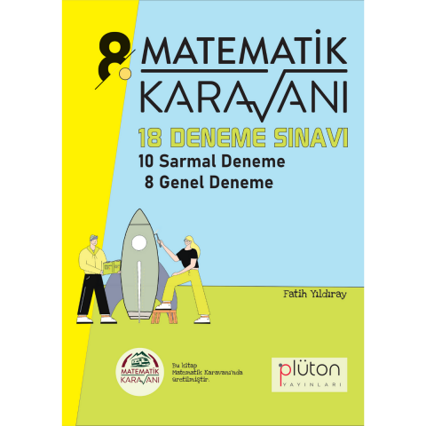 8. Sınıf LGS 18 Deneme Sınavı Plüton Yayınları