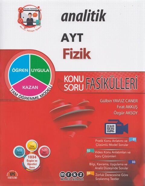 AYT Analitik Fizik Konu Soru Fasikülleri Merkez Yayınları