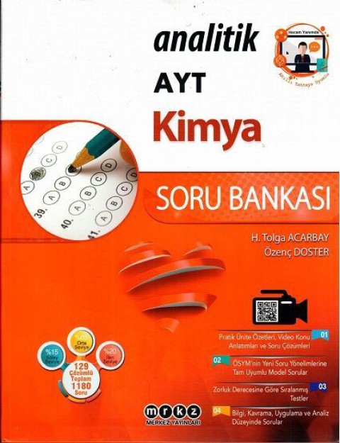 AYT Kimya Analitik Soru Bankası Merkez Yayınları