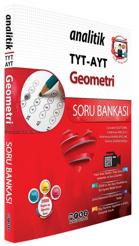 TYT AYT Geometri Analitik Soru Bankası Merkez Yayınları
