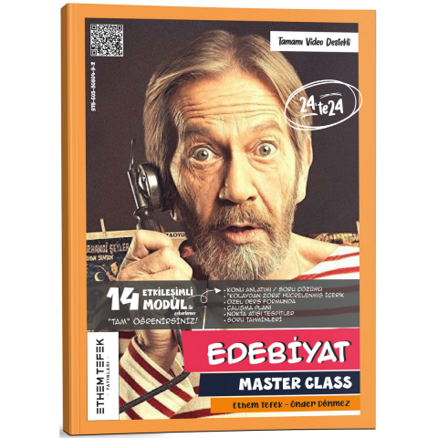 AYT Edebiyat Master Class Modülleri (14 Modül) KR Akademi Yayınları