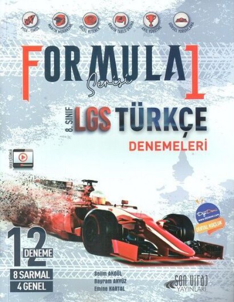 8. Sınıf LGS Türkçe Formula Serisi Denemeleri Son Viraj Yayıncılık