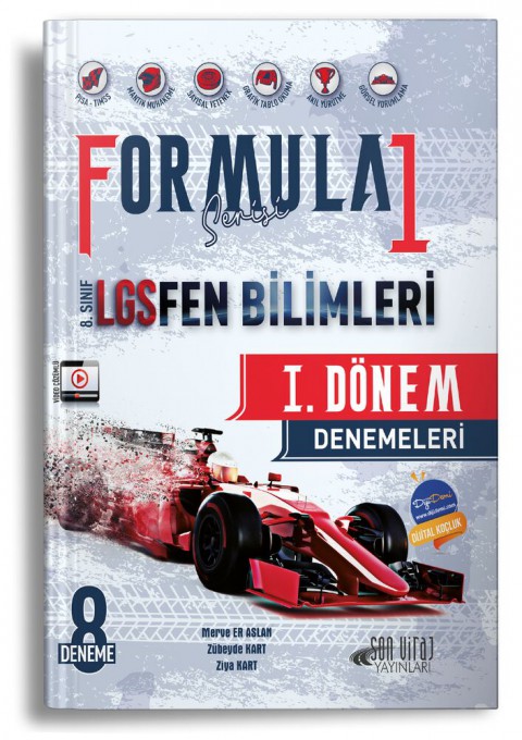 8. Sınıf LGS Fen Bilimleri Formula Serisi 1. Dönem Denemeleri Özel Baskı Son Viraj Yayıncılık