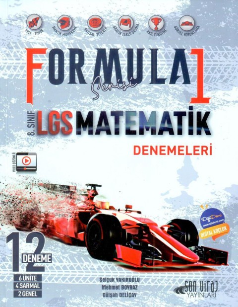 8. Sınıf LGS Matematik Formula Serisi 12 Denemeleri Son Viraj Yayıncılık