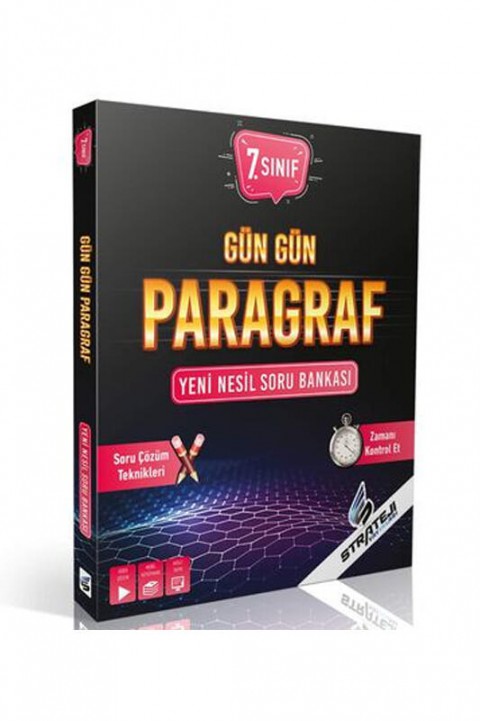 7.Sınıf Gün Gün Paragraf Soru Bankası Strateji Yayınları