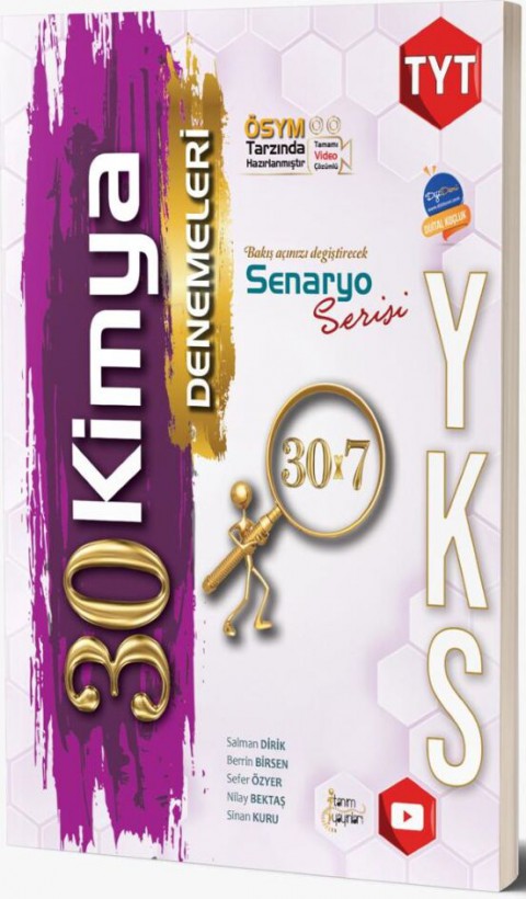 TYT Kimya 30 lu Deneme Tanım Yayınları