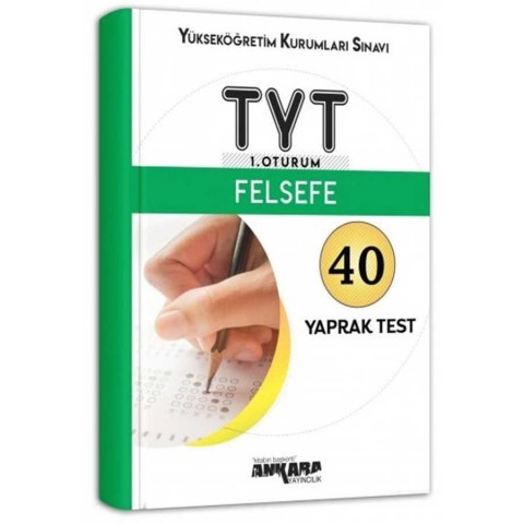 TYT Felsefe Yaprak Test Ankara Yayıncılık