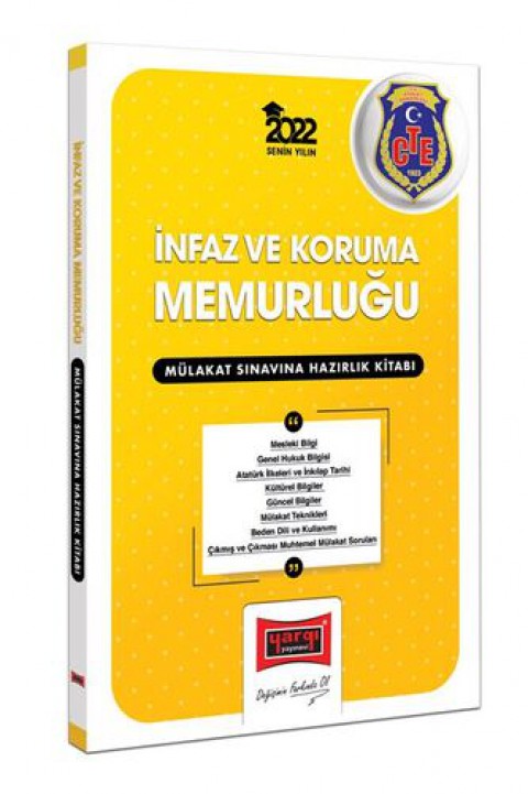 2022 İnfaz ve Koruma Memurluğu Mülakat Sınavına Hazırlık Kitabı Yargı Yayınları