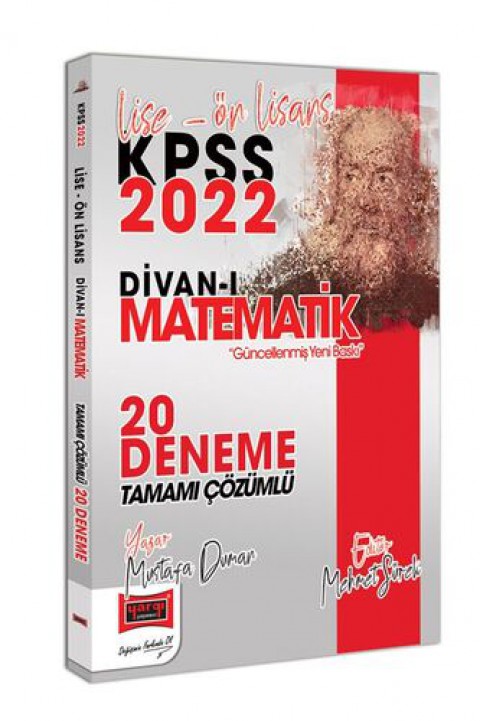 2022 KPSS Lise Ön Lisans Divan-ı Matematik Tamamı Çözümlü 20 Deneme Yargı Yayınları