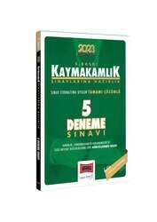 2023 Kaymakamlık Sınavlarına Hazırlık Tamamı Çözümlü 5 Deneme Sınavı (5.Baskı) Yargı Yayınları